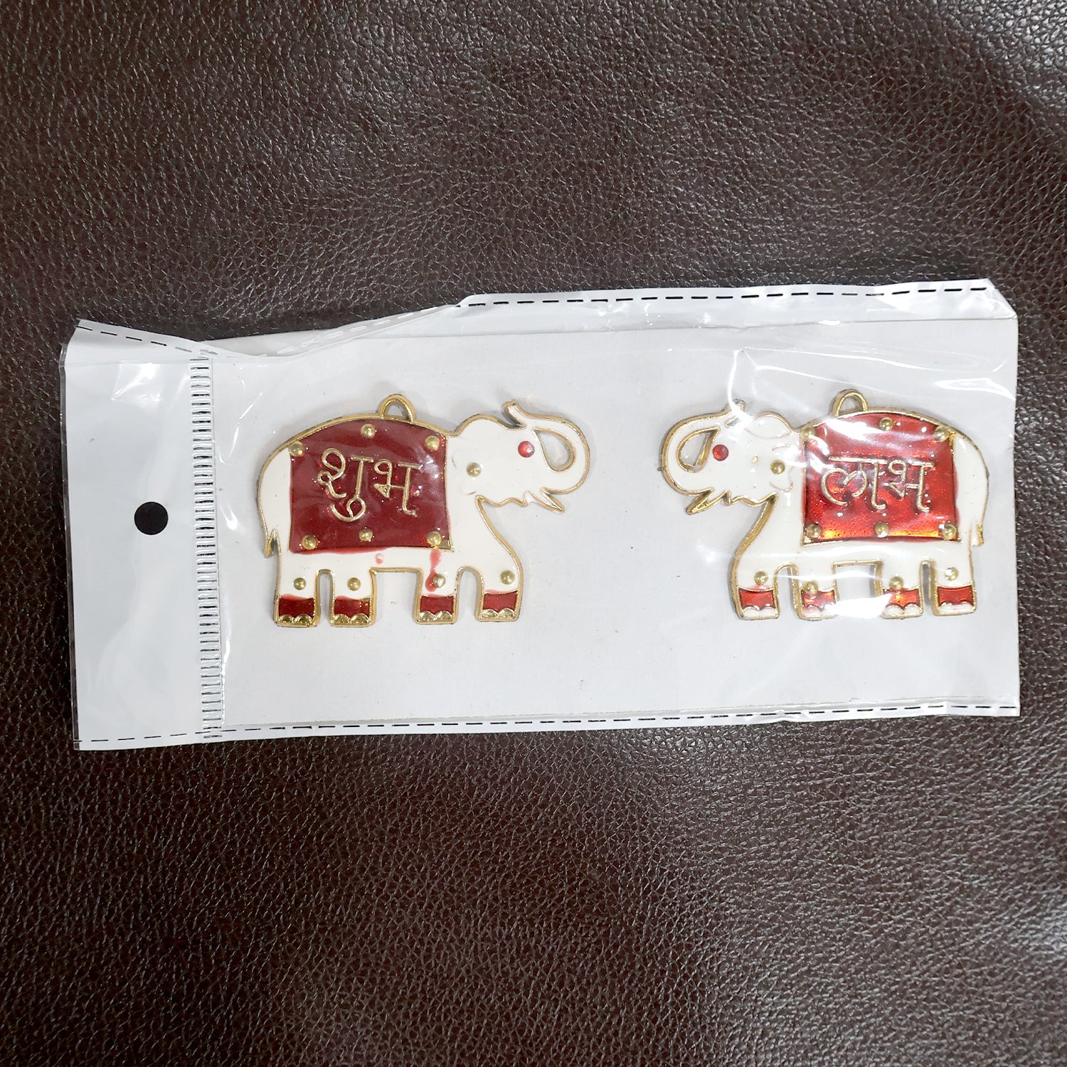 Shubh Labh Elephant Decorative Wall Hangings (2 Pc) Shubh Labh Elephant Decorative Wall Hangings (2 Pc)